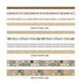 thumbnail image 4 of 10Pcs Scrapbooking Washi Tape Set Bronzing Washi Paper Stickers Fit for Most Smooth Surfaces Personalize Decorations Set, 4 of 4
