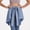 Blue, variant on Women's Gym Athletic Wrap Skirts Tennis Yoga Running Tie Up Cover Up