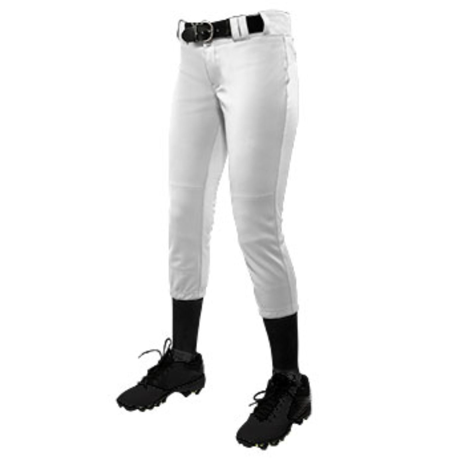 CHAMPRO Youth Tournament Traditional Low-Rise Polyester Softball Pant Large Graphite 