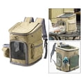 thumbnail image 4 of de mascotas con bolsa plegable de malla Amarillo Gloria Transportín de viaje para mascotas, 4 of 9
