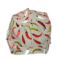thumbnail image 3 of Logiee Colorful Chili Print Unisex Knit Beanie for Men Women Winter Hat,Beanies Skull Caps, 3 of 7