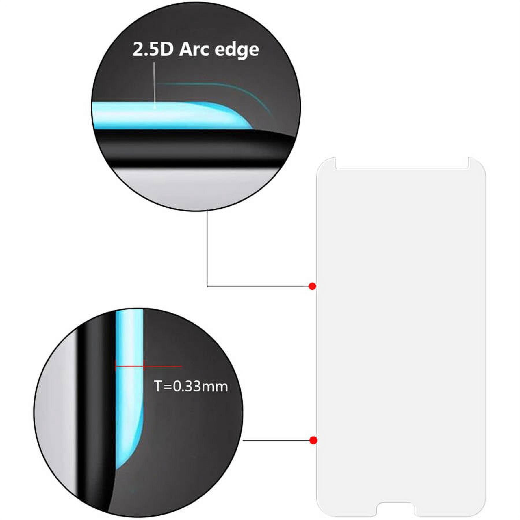 Tempered Glass Screen Protector for Samsung Galaxy J7 (J7 Perx, J7 Sky Pro, J7 V; 2017), Perfect Fit