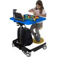 thumbnail image 3 of Kore Design™ Kids Sit-Stand Mobile Student Desk 31" to 38", Blue, 3 of 7