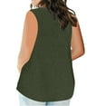 thumbnail image 3 of fatyb Womens Plus Size Tank Tops Loose Sleeveless V Neck T Shirts Summer Dressy Casual Blouses Tanks S-5XL, 3 of 5
