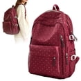thumbnail image 4 of HJYCHN Bookbag for Girls Dot Print Large Capacity Daypack Back to School Supplies for Kids and Backpack for Boys D, 4 of 5