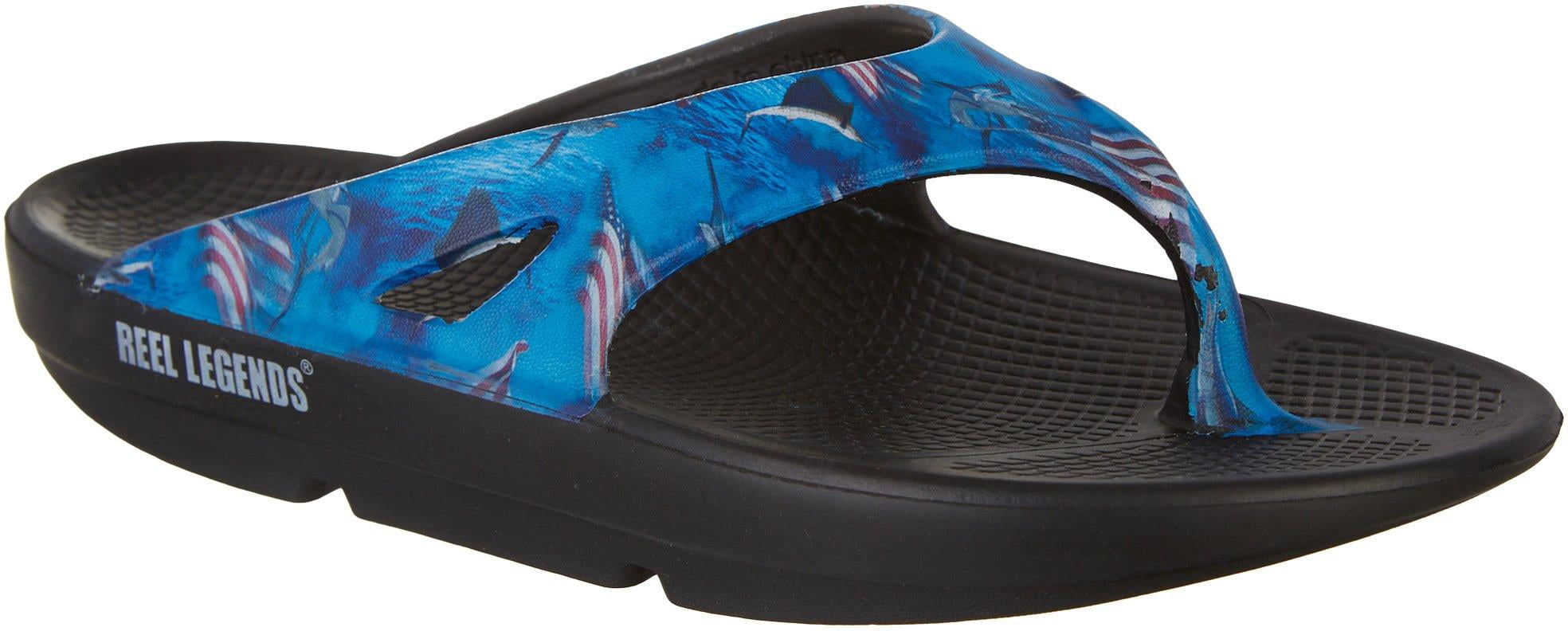 reel legends mens flip flops
