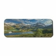 thumbnail image 1 of Mountain Computer Mouse Pad, Lake Between Snowy Altai Range of Mountains Siberia Meadow Natural Artwork Print, Rectangle Non-Slip Rubber Mousepad Large, 31" x 12", Multicolor, by Ambesonne, 1 of 2
