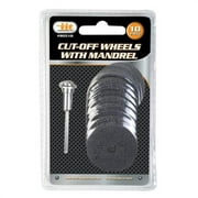 iit 80510 cut-off wheels with mandrel, 10-piece