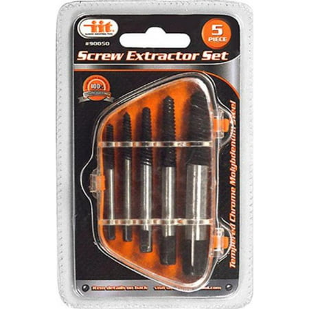 IIT 90050 Screw Extractor Set, 5-Piece (Best Screw Extractor Set)