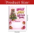 thumbnail image 3 of Christmas Gift Card Book for Adults, Christmas Notebook Card Book, Merry Christmas Holiday Organizer Journal with Santa Tree Cover, Bound Keepsake for Cards and Lists, 3 of 5