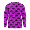 thumbnail image 1 of toraway Chandails à Col Rond pour Hommes Chandails Épais 2024 Motif Amusant Chandails Imprimés Manches Longues Pulls Hauts S, 1 of 3