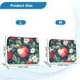 thumbnail image 4 of FORMRS 13"-13.3" Laptop Sleeve Protective Case Soft Carrying Quilted Computer Bag Cover, Blue Apple Pattern, 4 of 7