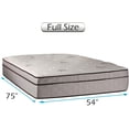 thumbnail image 5 of Dream Sleep Fifth Ave Pillowtop Plush Extra Soft Mattress Only with Mattress Protector Included - Sleep Support, Orthopedic, Plush Knit Cover by Dream Solutions USA (Full 54"x75"x13"), 5 of 5
