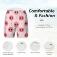 thumbnail image 5 of Gaeub Pig Noses Mens Swim Trunks Stretch Beach Shorts Quick Dry for Men Swim Shorts Swimwear with Pockets- X-Large, 5 of 9