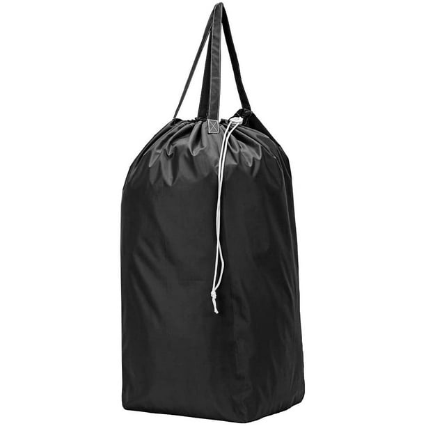 Nylon Laundry Bag with Handles, Square Base Can Hold Up to 3 Loads of