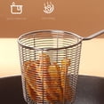 thumbnail image 5 of Stainless Steel Long Handle Colander Skimmer Thickened Deepening Strainer Spoon Kitchen Accessories Frying Tool, 5 of 9