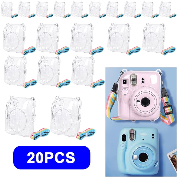 Adecuado para Instax Mini12 Estuche Almacenamiento Transparente Funda Protectora Cristal para Pc Antiarañazos Y Anticaídas
