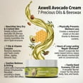 thumbnail image 4 of AXWELL Avocado Cream for Face, Hand & Body Intense Moisturizing Face Cream & Body Lotion with 7 Natural Oils & Beeswax Nourishing Care for Dry to All Skin Types (4.23 fl oz), 4 of 8