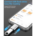 thumbnail image 2 of Type C Male to usb Female and USB C Female to OTG 3.0 Male Cable Adapter(6 Pack)for Apple Thunderbolt Converter for iPhone 16 15 Pro Max for iPad Charger Dongle Flash Drive Compatible for Samsung S25, 2 of 7