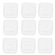 thumbnail image 5 of 10 vasos de plástico transparente para velas de té, portavelas cuadrados, portavelas votivas, recipientes para velas, tarros de cera para hacer velas tú mismo, 5 of 8