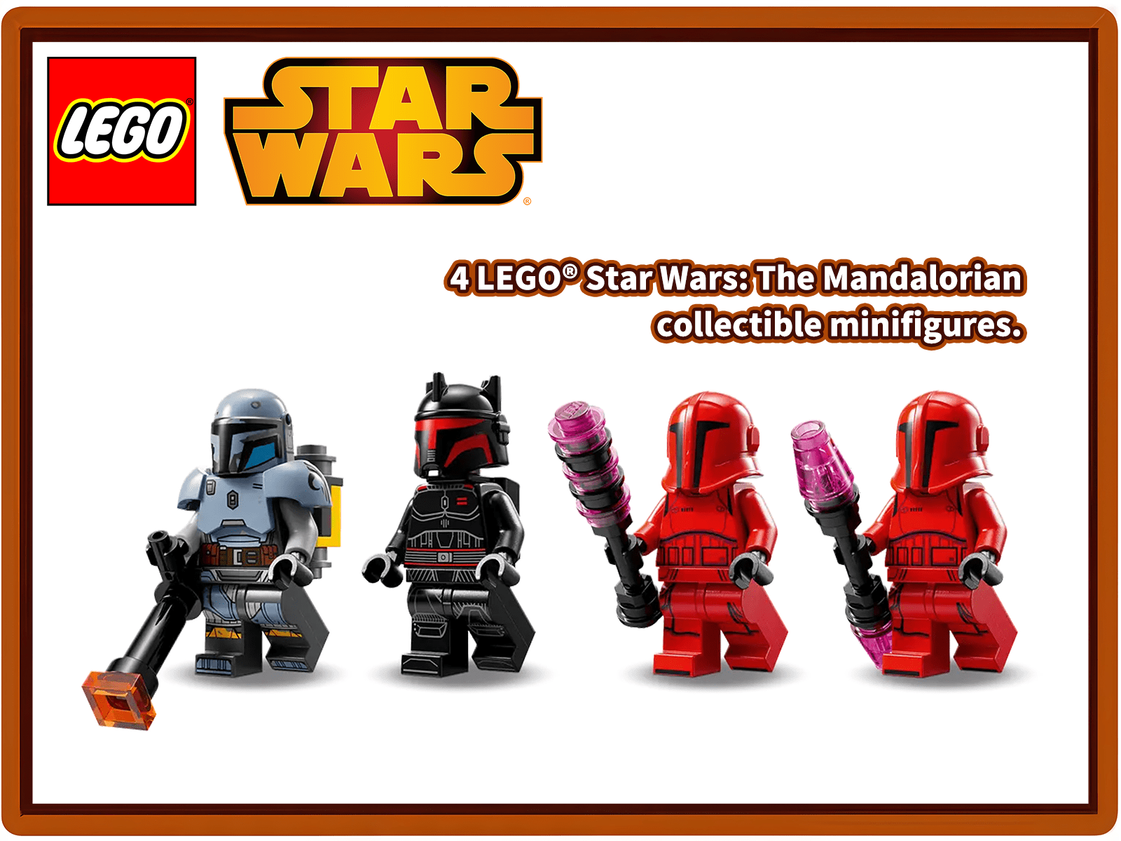 LEGO Star Wars 75386 Paz Vizsla and Moff Gideon Battle – Mandalorian Showdown Building Set with 289 Pieces