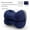 Navy blue, variant on 1PC Contoured Leg Knee Pillow for Sleeping,Cooling Memory Foam Leg Pillow for Sciatica,Back Knee Joint Pain,Help Spine Alignment