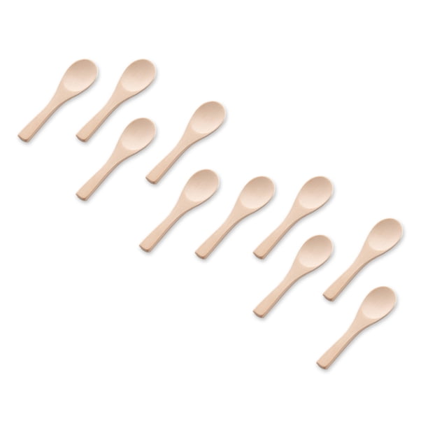 Matsuzay Paquete de 10 cucharas de pequeñas, utensilios de comedor para niños, cucharadita de miel, condimentos de cocina para condimentos de Mostrada tipo 3 Matsuzay HA059797-03B