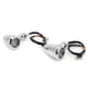 thumbnail image 2 of 2pcs Motorcycle LED Turn Signal Lamp Retro Yellow Red Light Chrome Plated Shell Universal, 2 of 5