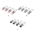 thumbnail image 4 of Moyic 20x ganchos para lavandería Clips de acero y PVC resistentes y duraderos para ganchos para colgar ropa de amplia aplicación Almacenamiento y organización del hogar rosa, 4 of 6