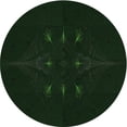 thumbnail image 1 of Ahgly Company Machine Washable Indoor Round Transitional Deep Emerald Green Area Rugs, 8' Round, 1 of 7