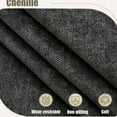 thumbnail image 2 of Dark Gray 109.5" Sectional, 6 Seater With Chenille Upholstery, Rolled & Rivets For Living Space , Upholstery Decor, 2 of 5