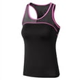 thumbnail image 2 of Nuevas camisetas de yoga para mujer, ropa deportiva sexy para gimnasio, chaleco ajustado para fitness, 2 of 8