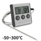 thumbnail image 2 of Termómetro inalámbrico digital remoto TP700 para cocina, horno, barbacoa, parrilla, temporizador de carne, temperatura configurada manualmente, 2 of 5