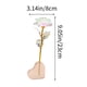 thumbnail image 4 of Rosa colorida de lámina de oro con luz LED | Rosa Eterna Preservada | Regalo romántico de rosa de aleación | Día de San Valentín | Navidad | Aniversario | 23x8cm | Elegante caja de regalo, 4 of 7