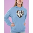 thumbnail image 2 of Colorful Heart Cheetah Print Hoodie Women -Image by Shutterstock, Female XX-Large, 2 of 4
