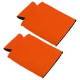 thumbnail image 3 of Funda aislante e impermeable para botellas de exterior, paquete de 2 fundas de neopreno para botellas de agua de color naranja, 3 of 8