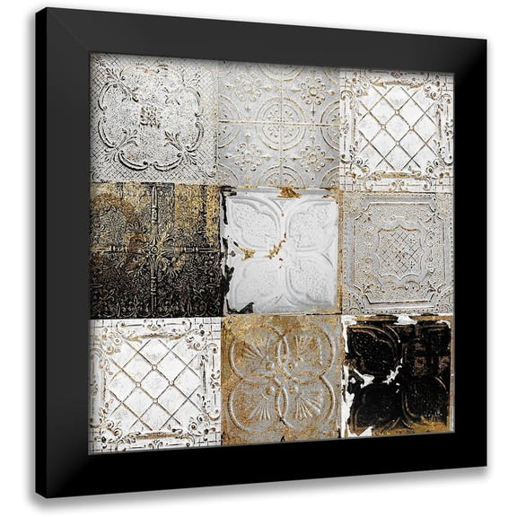Sophie 6 15x15 Black Modern Framed Museum Art Print Titled - Walls of Versailles