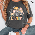 thumbnail image 2 of Grandma Wildflower Pastel Graphic T-Shirt, 2 of 4