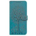 thumbnail image 1 of New Compatible With Iphone 11 Case Leather Cover Embossing Etui Coque - Blue Tree And Deer, 1 of 5