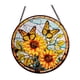 thumbnail image 3 of Adorno colgante de cristal redondo con forma de girasol para jardines, patios y oficinas. Estilo B, 3 of 9