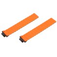 thumbnail image 3 of Correa magnética ajustable de silicona suave y transpirable para Amazfit Verge Lite, color negro y naranja., 3 of 14