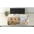 thumbnail image 2 of Mediterranean Computer Mouse Pad, Medieval Old Town in Tuscany Mediterranean Historic Culture Village Town Stone Photo, Rectangle Non-Slip Rubber Mousepad Large, 31" x 12", Tan, by Ambesonne, 2 of 2