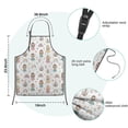 thumbnail image 7 of Colorful Princess Castle Pattern Kids Aprons for Girls and Boys,Adjustable Neck Strap Toddler Aprons for Kids Cooking Baking, 7 of 7
