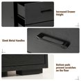 thumbnail image 6 of 8 Drawer Dresser for Bedroom, 55" Long Wood dresser with Power Outlet, LED Light and Deep Big Drawers, Modern Minimalist Black Dresser Wide Chest of Drawers for Bedroom, Living Room, 6 of 10