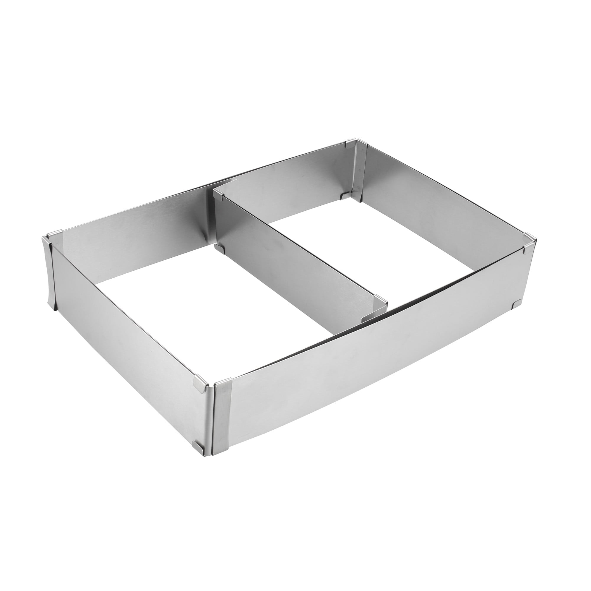 Rectangle Cake Mold, Stainless Steel Baking Mousse Ring Retractable