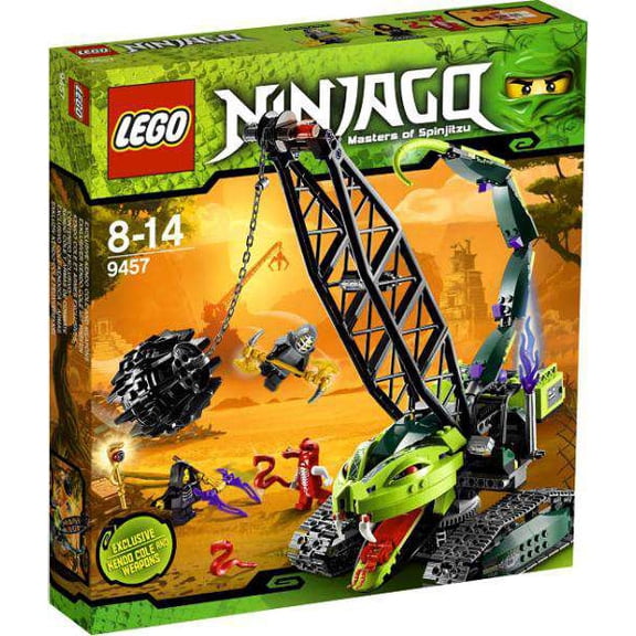 Pre-Owned Ninjago Fangpyre Wrecking Ball Set LEGO 9457 [Damaged Package]