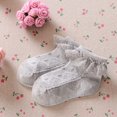 thumbnail image 5 of Baby Girls Tutu Socks Bow Lace Newborn Infant Frilly Sock Cotton Short Socks, 5 of 5