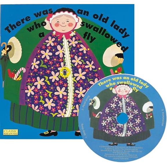 Pre-Owned There Was an Old Lady Who Swallowed a Fly [With CD] (Paperback) 1904550622 9781904550624