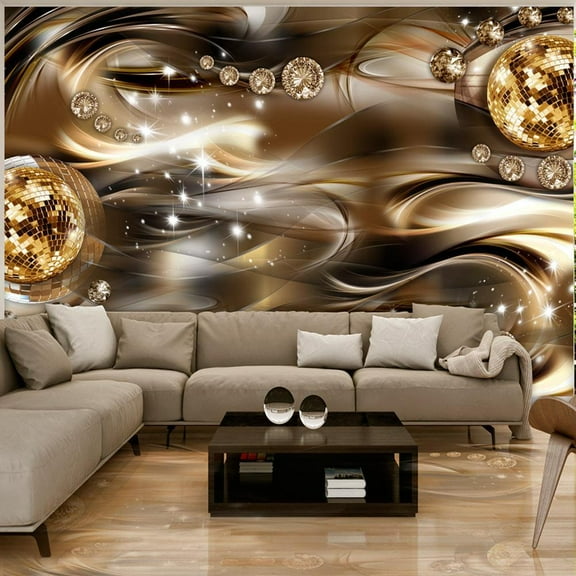 Tiptophomedecor Glam Wallpaper Wall Mural - Space Disco