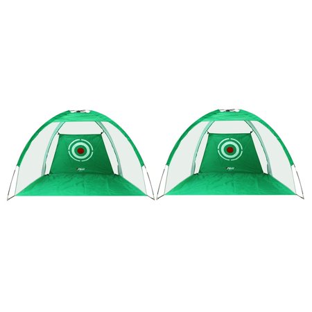 2x Folding Golf Driving Cage Hitting for indoor and outdoor Backyard